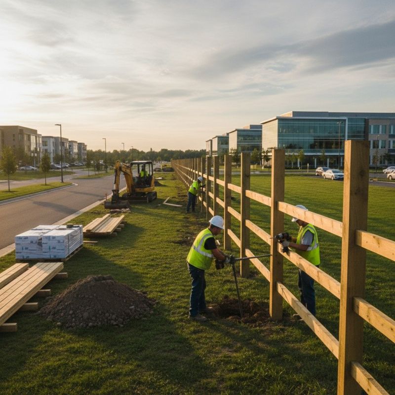 Church Fence Installation