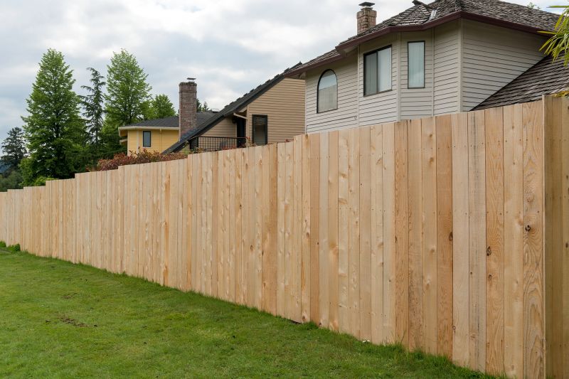 Wood Fence Installation detail